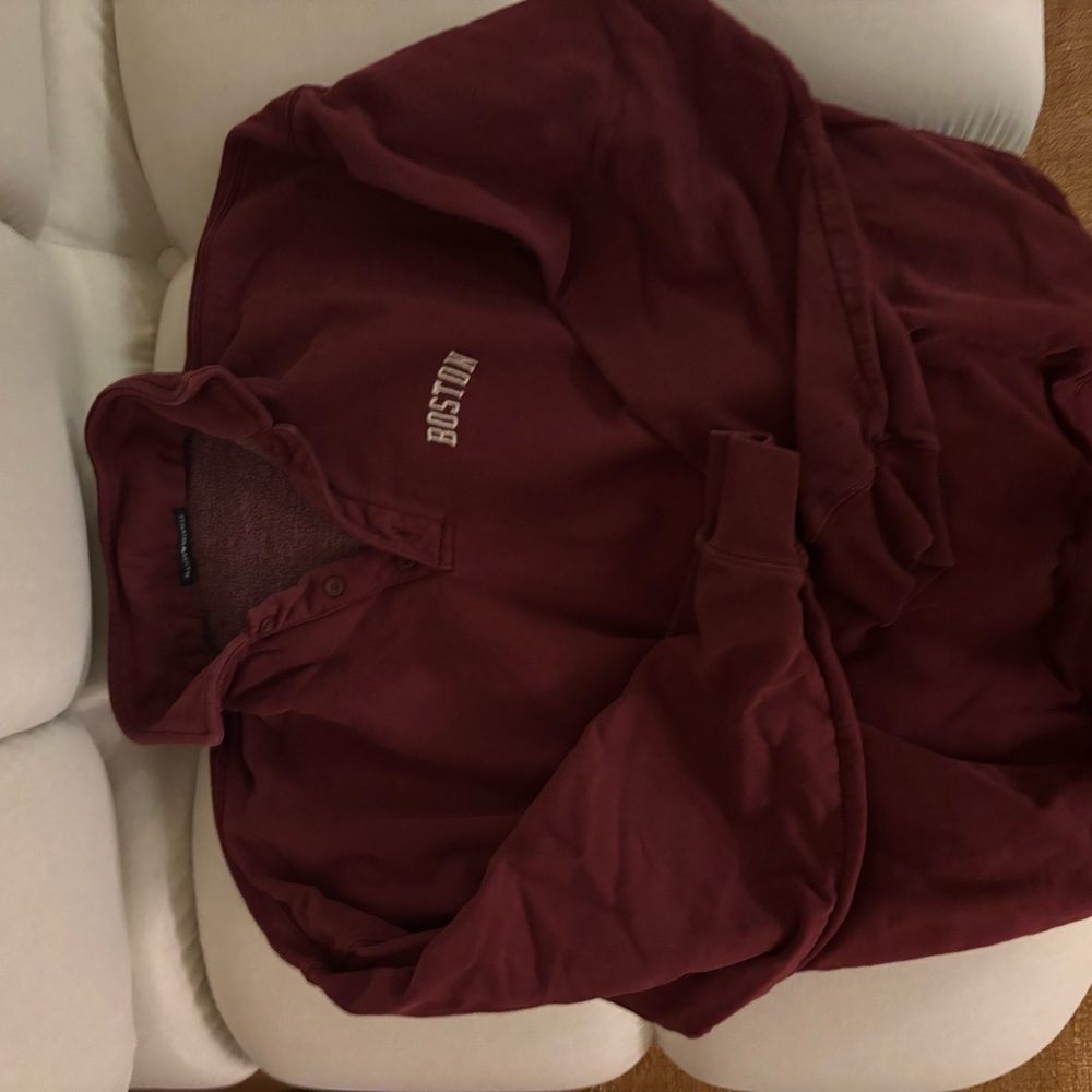 Brandy Melville Maroon Hoodie